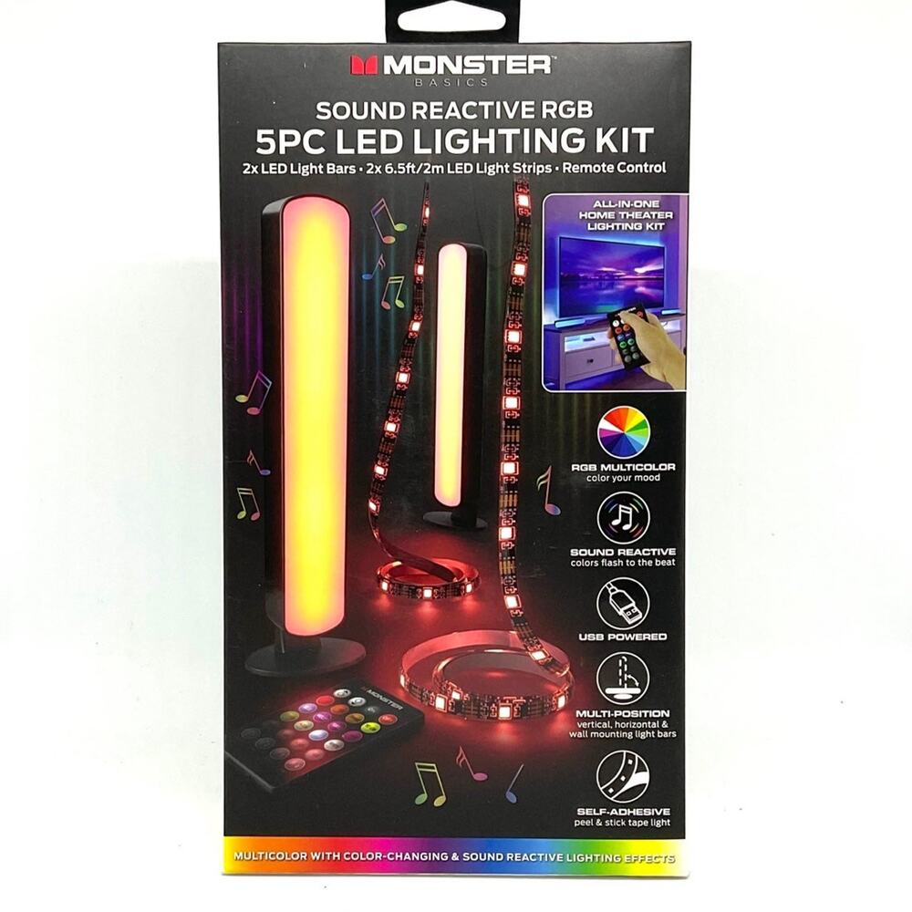 Monster 5 piece LED Lighting Kit